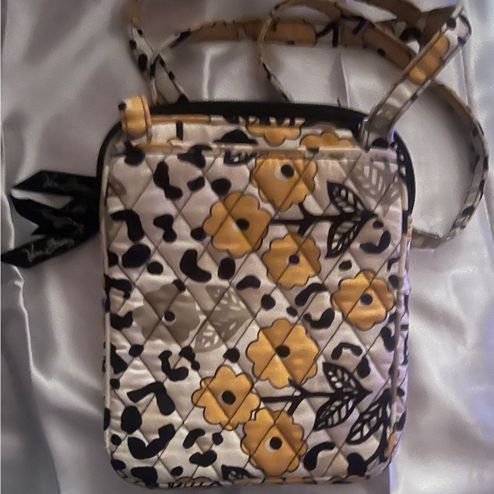 Vera Bradley Yellow Floral Crossbody Bag